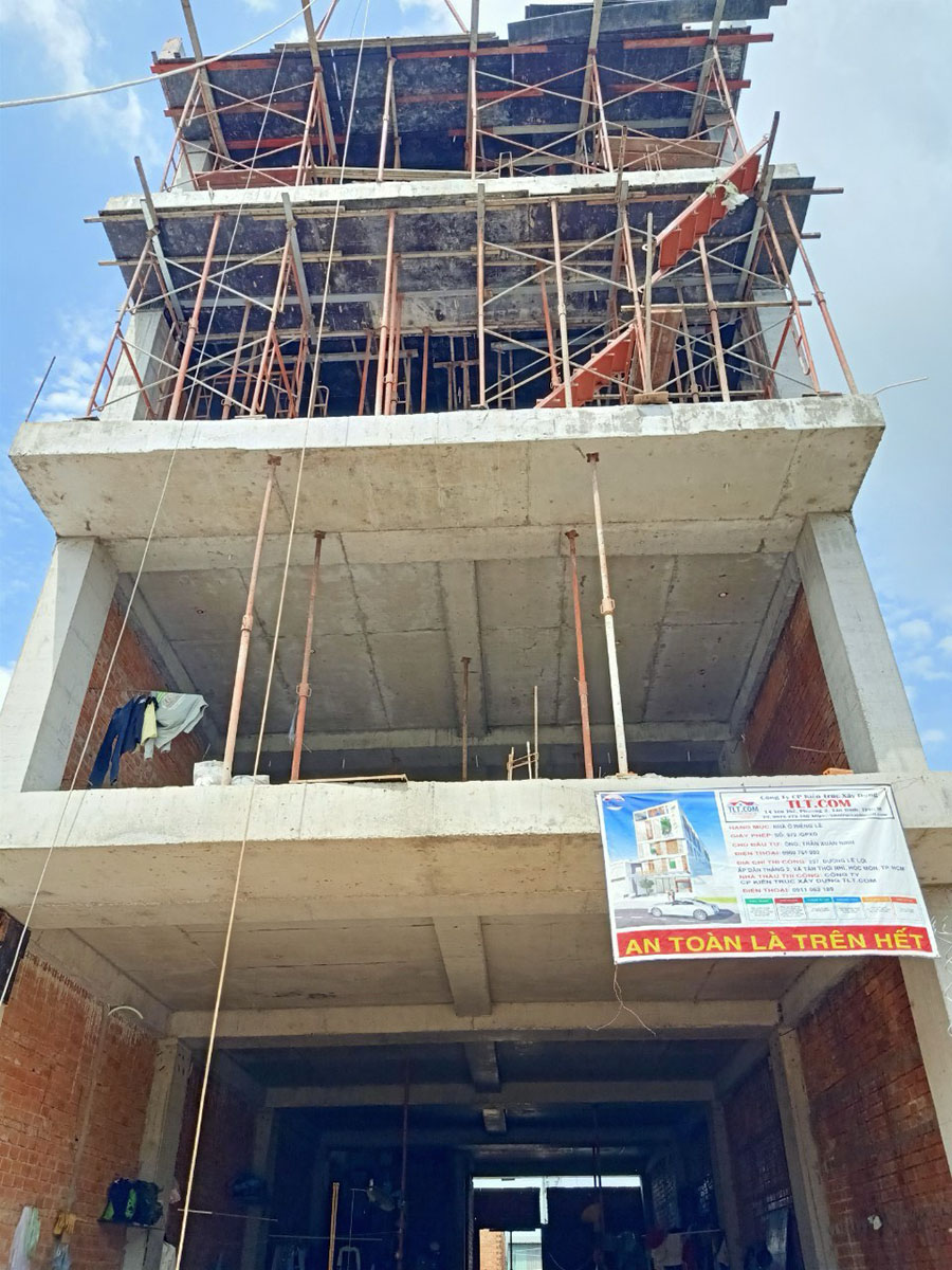 Thi công xây dựng căn hộ có sàn vượt nhịp ngang 8m dài 35m