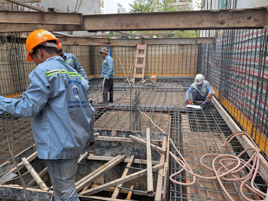 Thi công phần móng và hầm