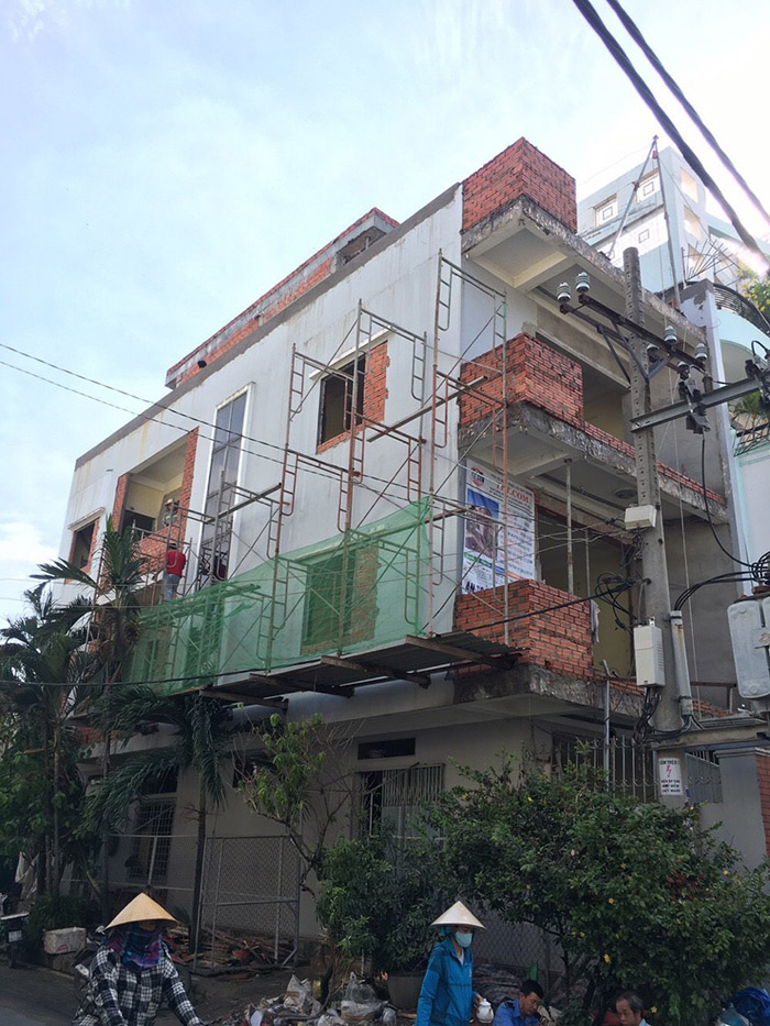 sửa chữa tổng thể trọn gói căn nhà 4 tâng Anh Phong Quận 9