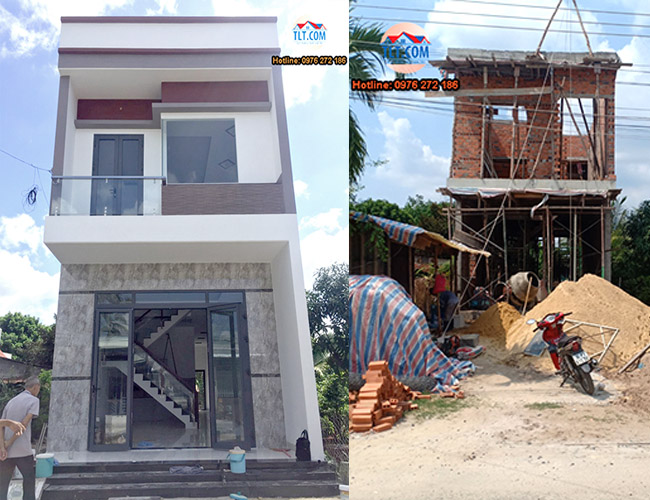 Dự án xây dựng nhà 1 trệt 1 lầu chị Tuyết Thương- Tây Ninh 