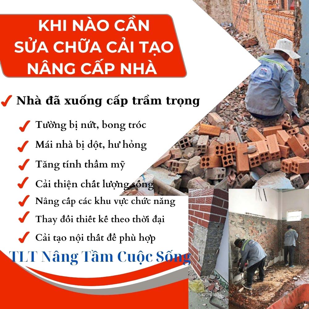 Nguyên nhân cần sửa chữa cải tạo nhà 