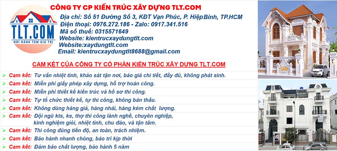Cam kết dịch vụ xây dựng nhà tại TLT