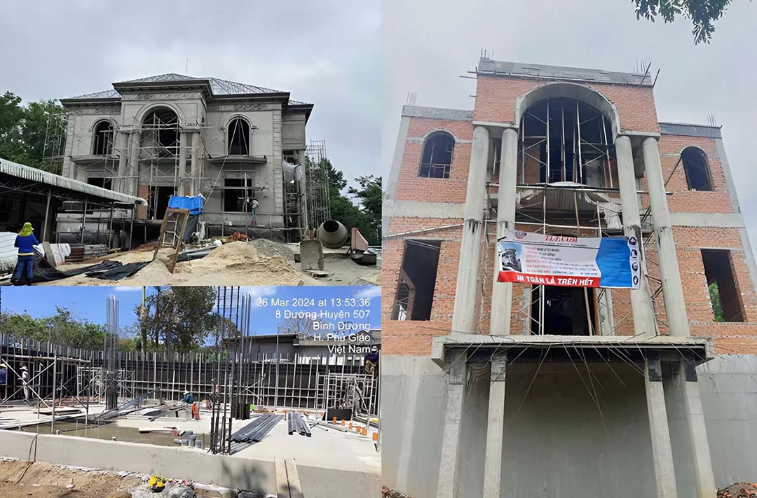 Dự án xây dựng biệt thự tân cổ điển tại Bình Dương