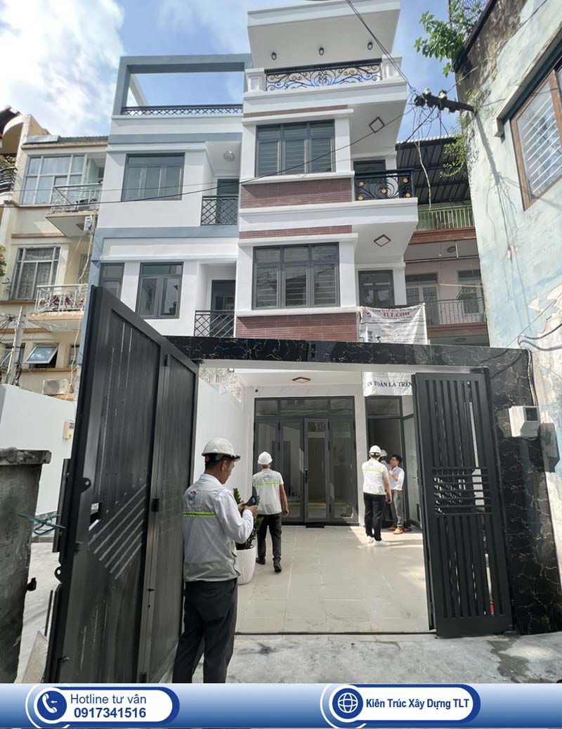 Chuẩn bị bàn giao nhà phố tại Bình Tân 