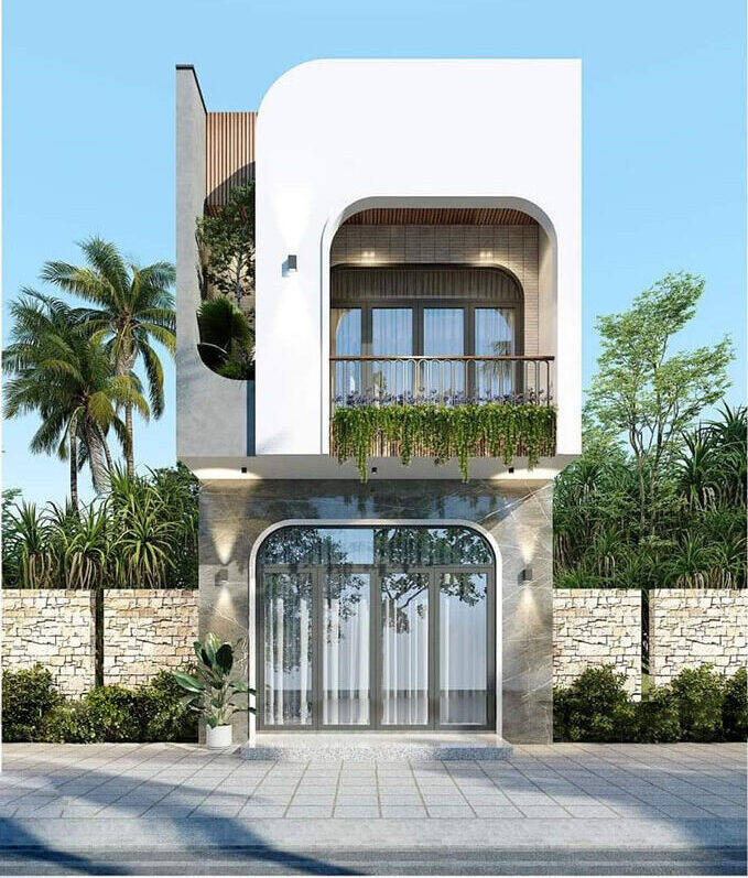 Mẫu nhà hiện đại 2 tầng 