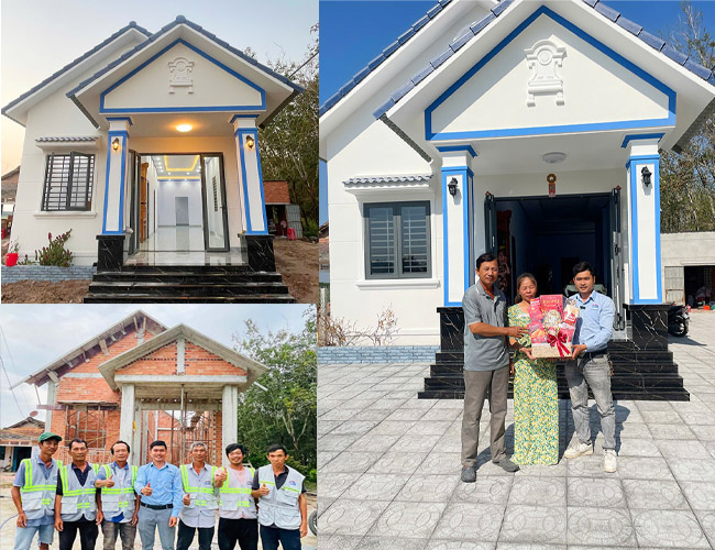 Bàn giao dự án xây nhà cấp 4 mái Thái tại Tây Ninh