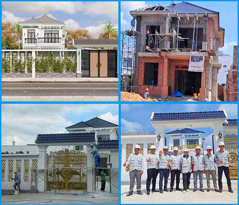 Bàn giao dự án xây nhà trọn gói Tân Uyên Bình Dương