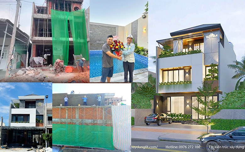 Bàn giao dự án xây nhà trọn gói tại Phan Thiết 