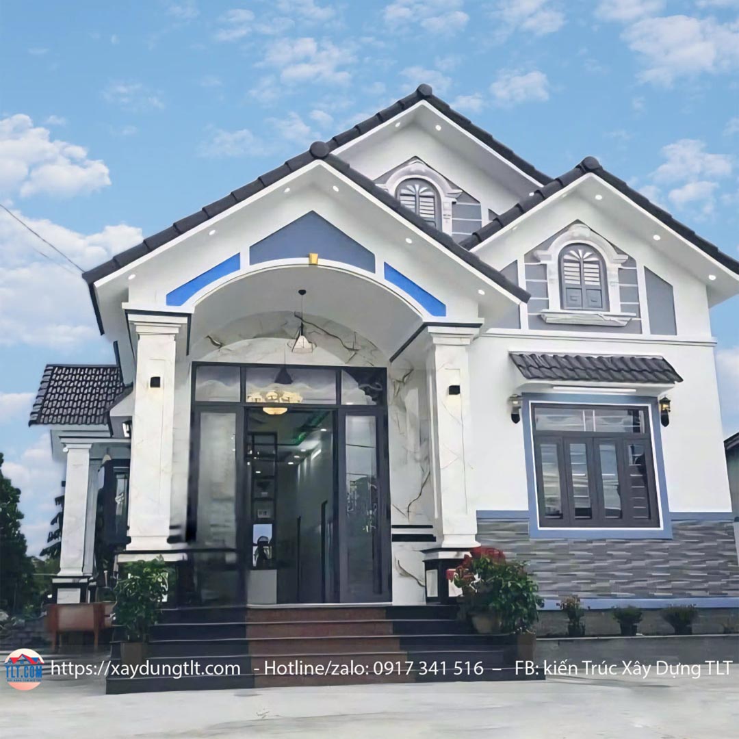 Thi công xây dựng nhà mái Thái tại Long An