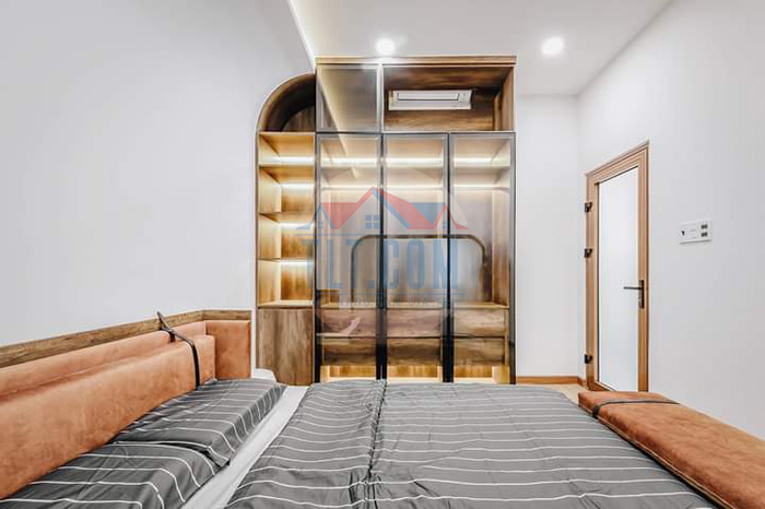Không gian phòng ngủ kết hợp nội thất trọn gói nhà c Minh