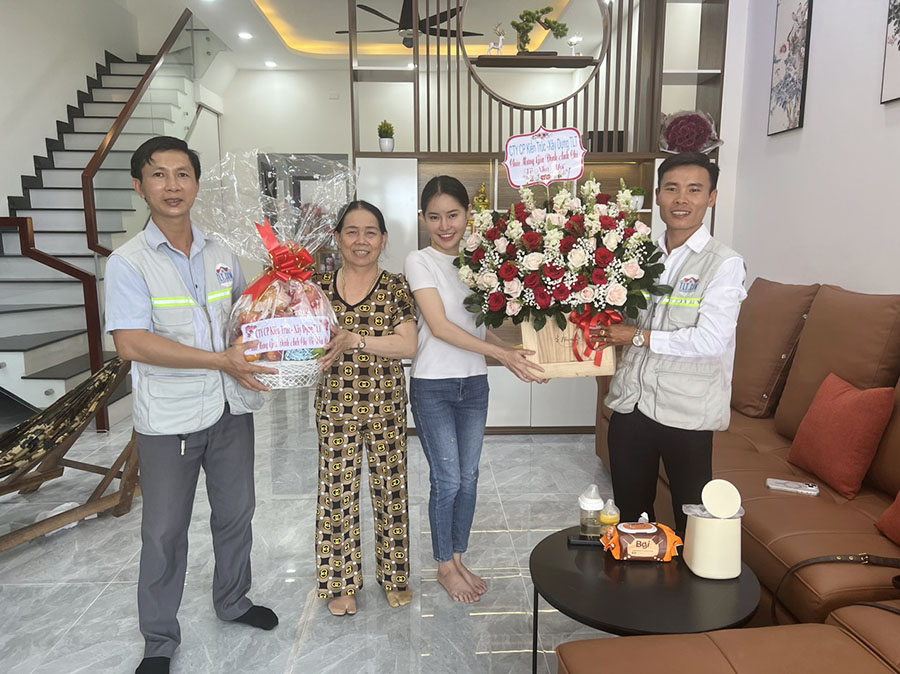 Bàn giao nhà phố tại Long An, Chị Lanh - Dự án hoàn thiện nhà phố trọn gói 