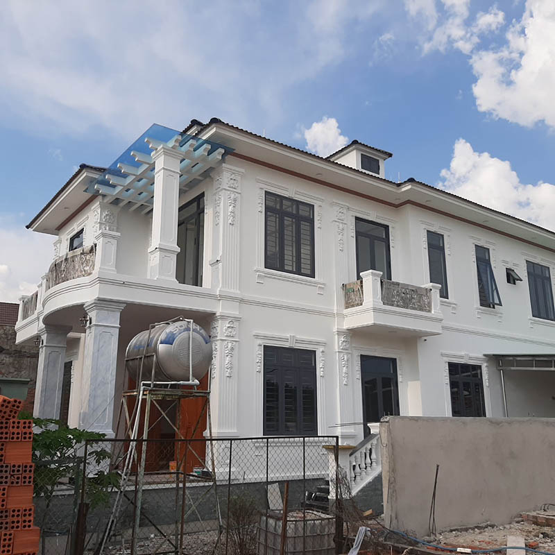 Hoàn thiện dự án xây nhà trọn gói tại Bình Phước nhà chú Thiện 