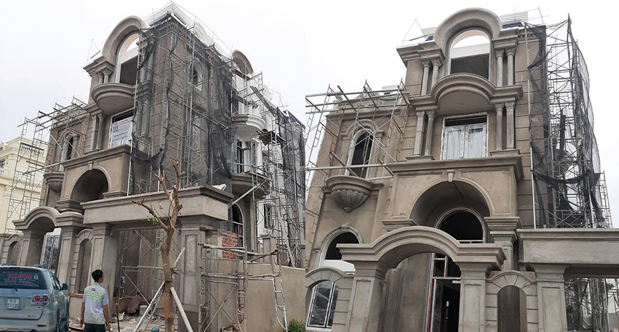 Thi công hoàn thiện biệt thự tai Bà Rịa Vũng Tàu