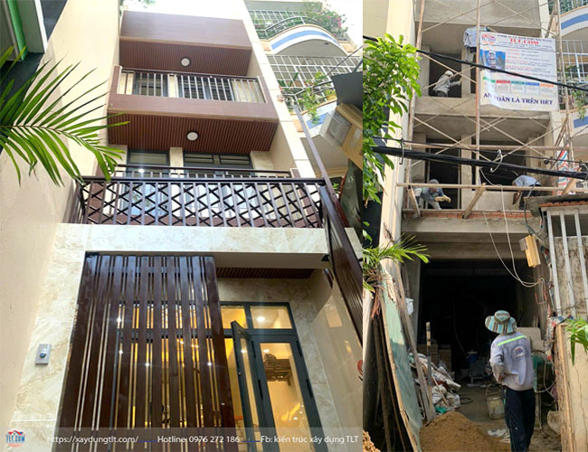 Dự án bàn giao xây nhà phố 3.5 tầng tại Phú Nhuận 