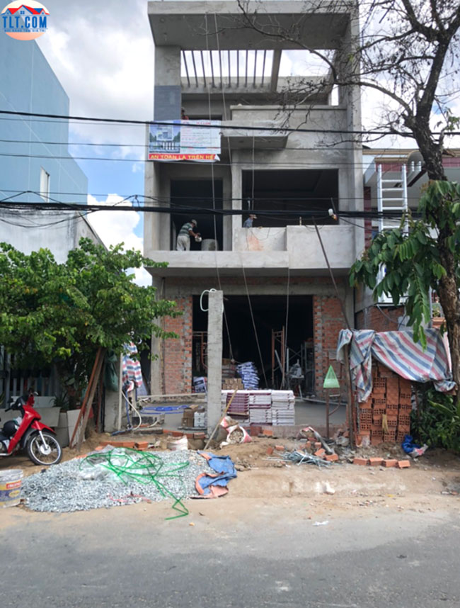 Thi công xây dựng phần thô tại Biên Hòa của căn nhà cô Tuyết