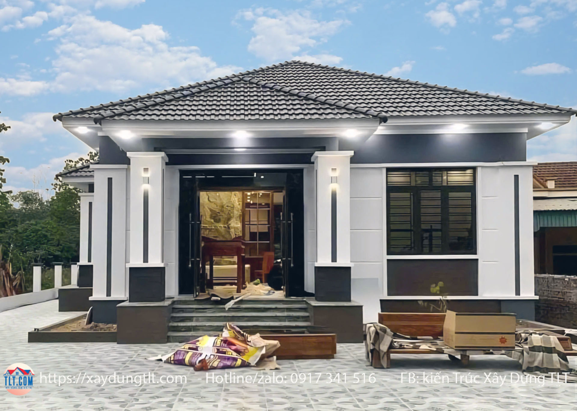 Nhà cấp 4 mái Nhật 