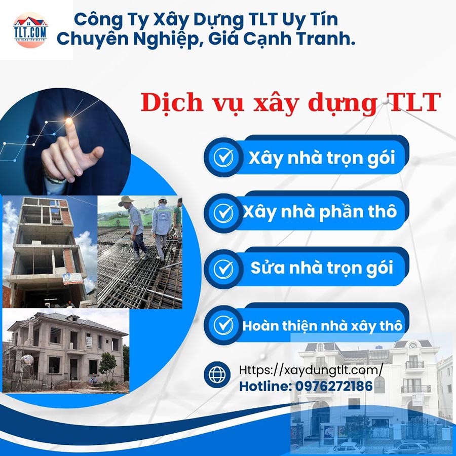 Công ty xây dựng TLT chuyên tư vấn, thiết kế, xây dựng nhà trọn gói tại TPHCM, Bình Dương, Long An, Đồng Nai và các tỉnh thành lân cận với giá xây nhà cạnh tranh.