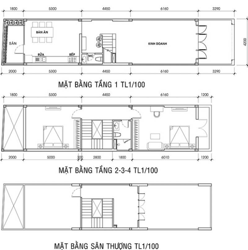 Thiết kế bản vẽ mặt bằng 