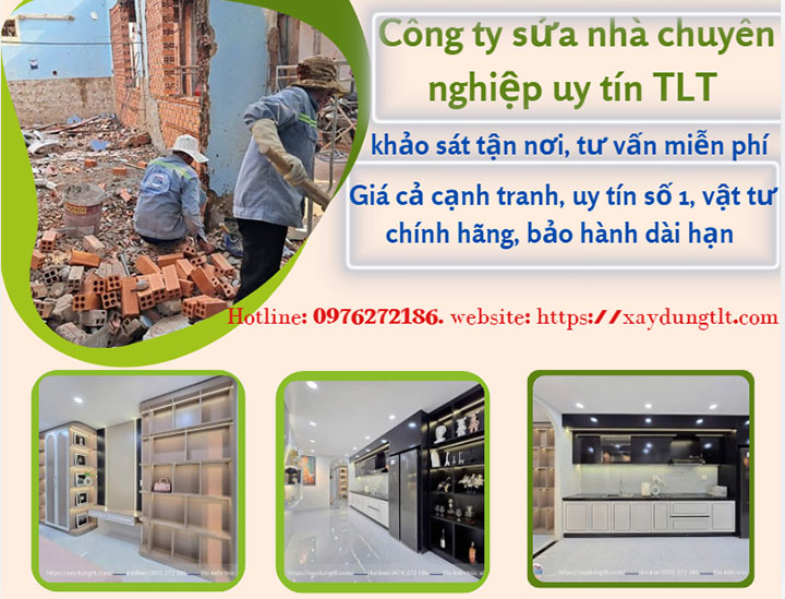 sửa chữa nhà trọn gói uy tín chuyên nghiệp