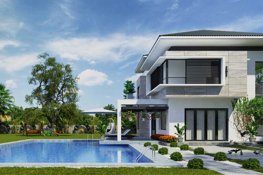 Xây dựng villa giá rẻ tại Trảng Bàng