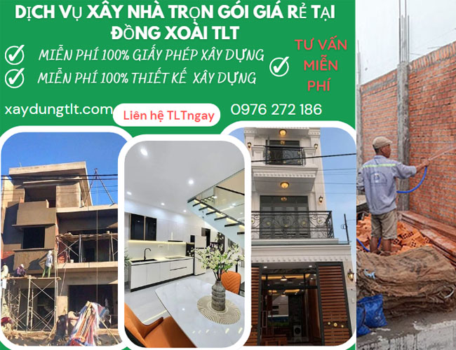 Công ty xây dựng nhà trọn gói Đồng Xoài uy tín chuyên nghiệp TLT