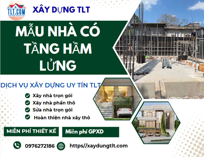 Chiêm ngưỡng top mẫu nhà có tầng hầm lửng – Đặc điểm, chi phí và biện pháp thi công 