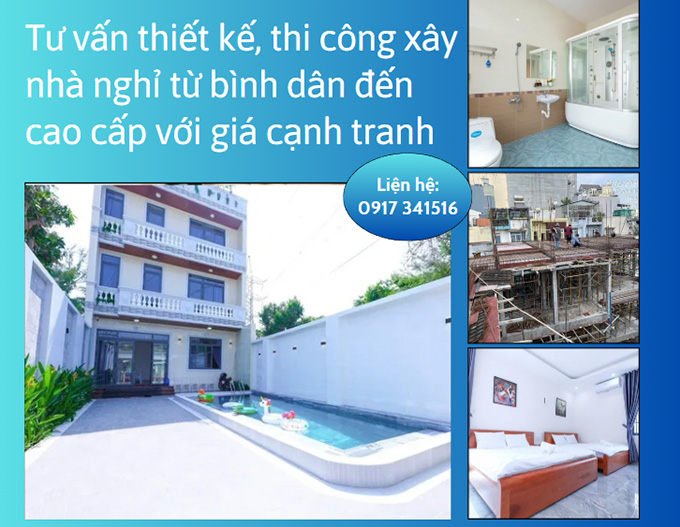 Tư vấn thiết kế, thi công xây dựng nhà nghỉ 