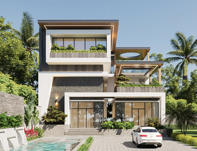 Tổng Hợp Mẫu Villa Có Hồ Bơi Đẹp 2025 – Giá Xây Villa Chi Tiết 
