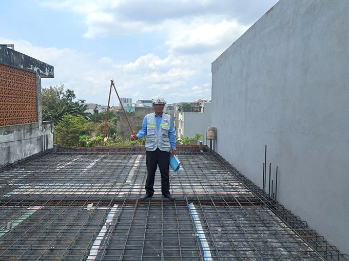 Nghiệm thu sắt sàn trước khi đổ bê tông 