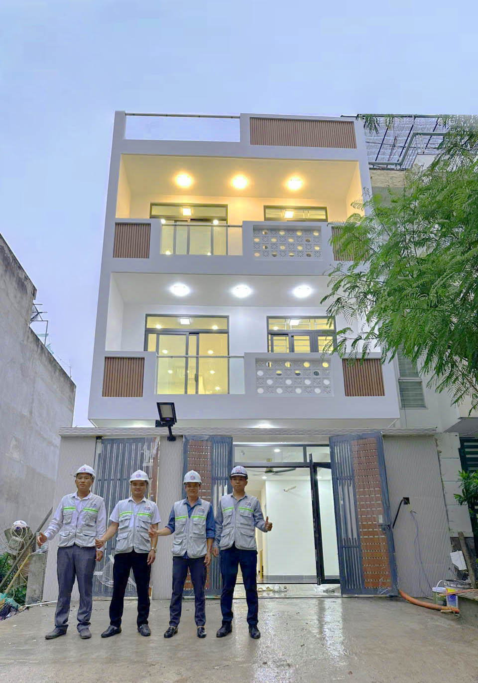 Chuẩn bị hoàn thiện và bàn giao nhà trọn gói