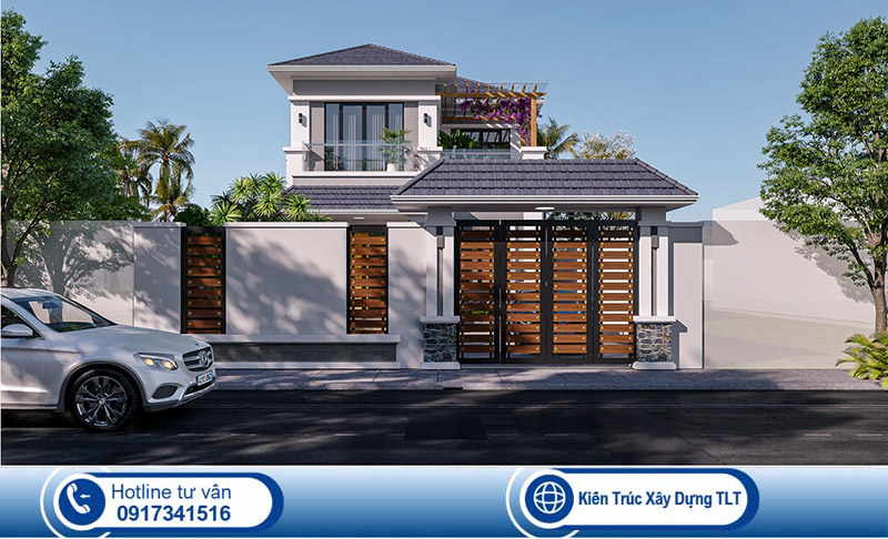 Thi công xây dựng biệt thự mái nhật tại Linh Xuân