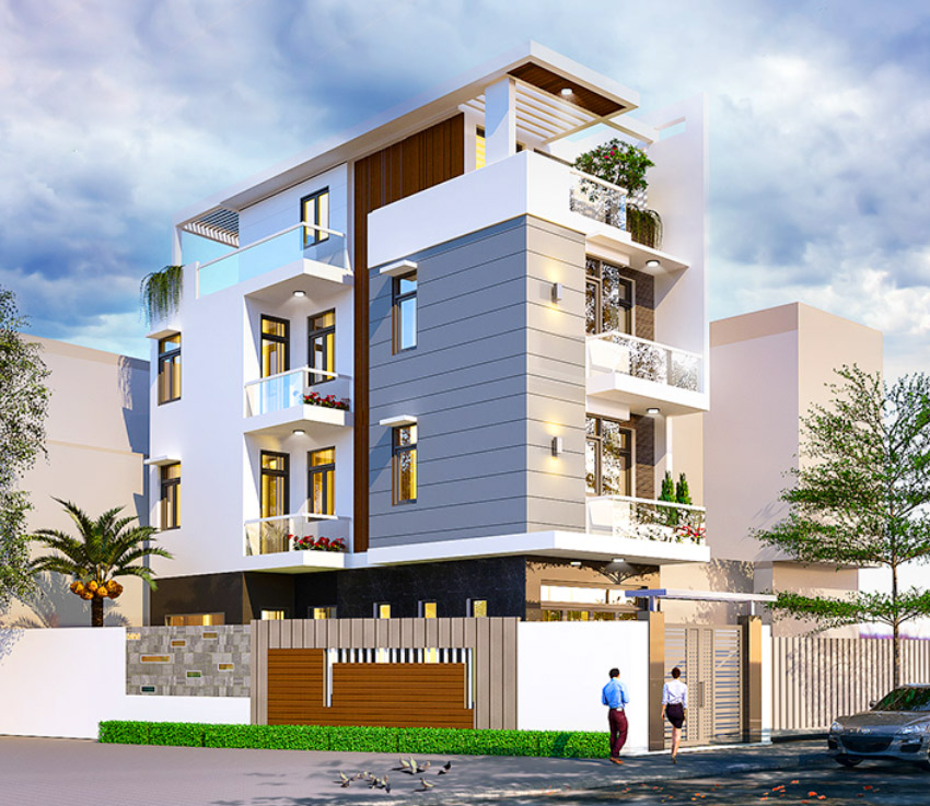 Thiết kế thi công xây nhà giá tố