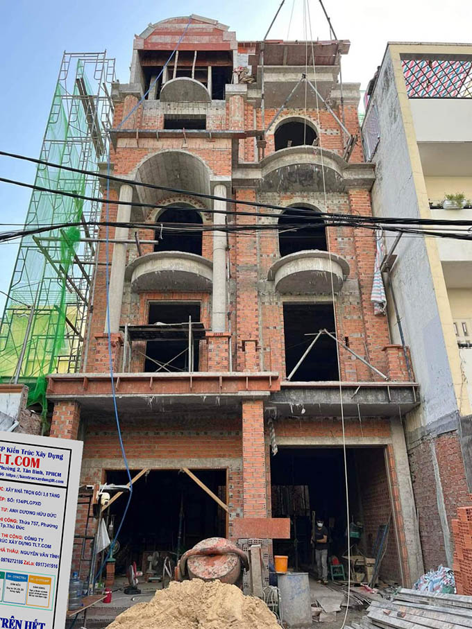 Thi công xây dựng biệt thự cổ điển ở An Phú