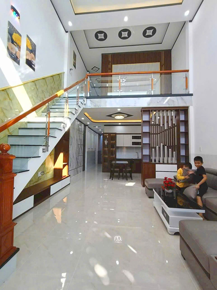 Hoàn thiện nhà gác lửng tại An Phú