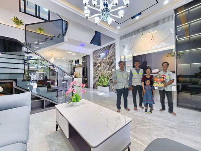 Bàn giao nhà sau khi đã thi công trọn gói 