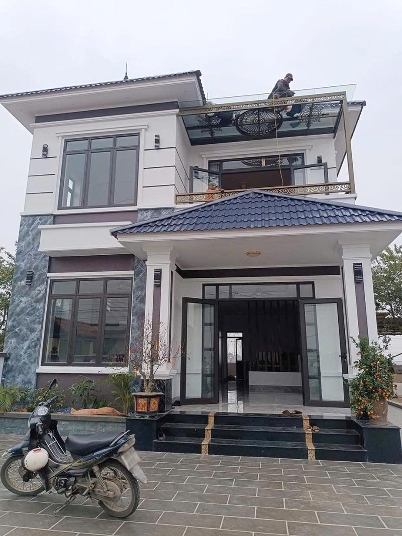 Thi công nhà mái nhật 2 tầng trọn gói tại Đất Đỏ 