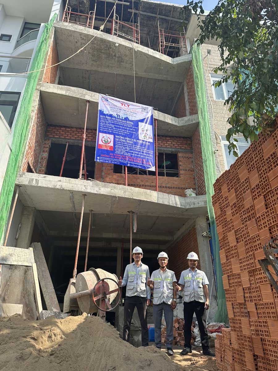 Thi công xây dựng nhà phố phần thô 