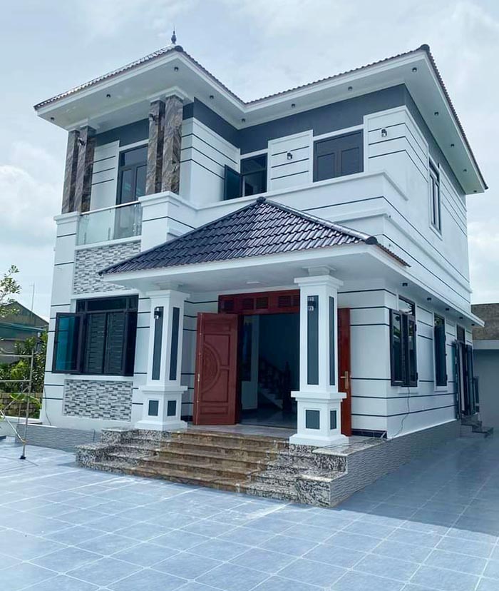 Thi công xây dựng biệt thự mái Nhật tại Quận 12