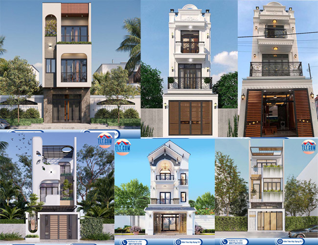 Nhà 1 trệt 2 lầu đẹp 2025 tại TPHCM và các tỉnh – Xây dựng TLT 