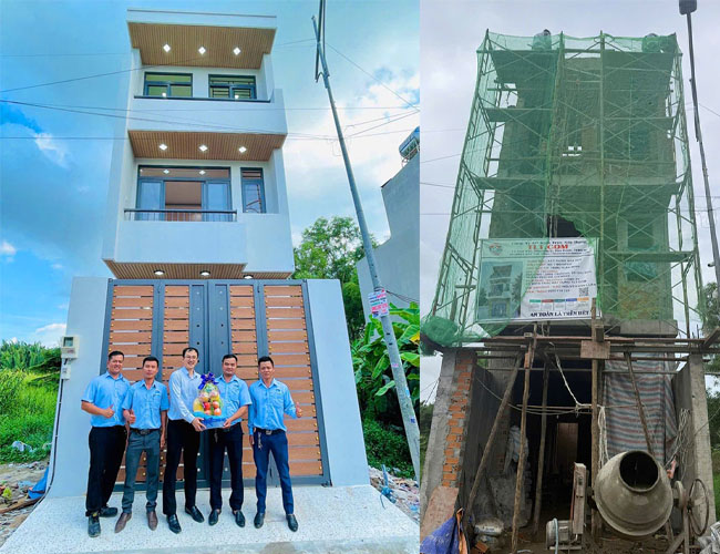 Dự án bàn giao nhà phố 1 trệt 2 lầu hiện đại tại Thủ Đức 