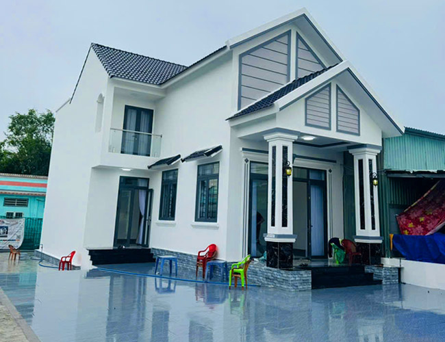 Dự án xây nhà mái Thái tại Cần Đước, Long An 