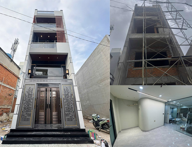 Bàn giao nhà phố hiện đại 1 trệt 1 lửng 3 lầu tại Quận 8 TP.HCM 