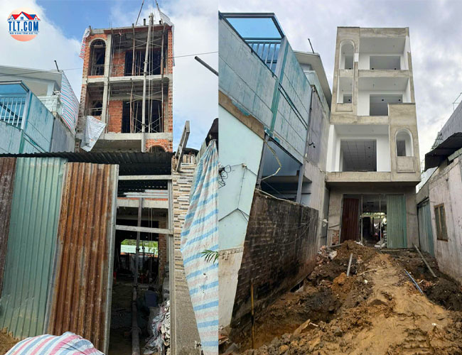 Bàn giao nhà phố 1 trệt 3 lầu anh Tuyến tại Dĩ An TPHCM 