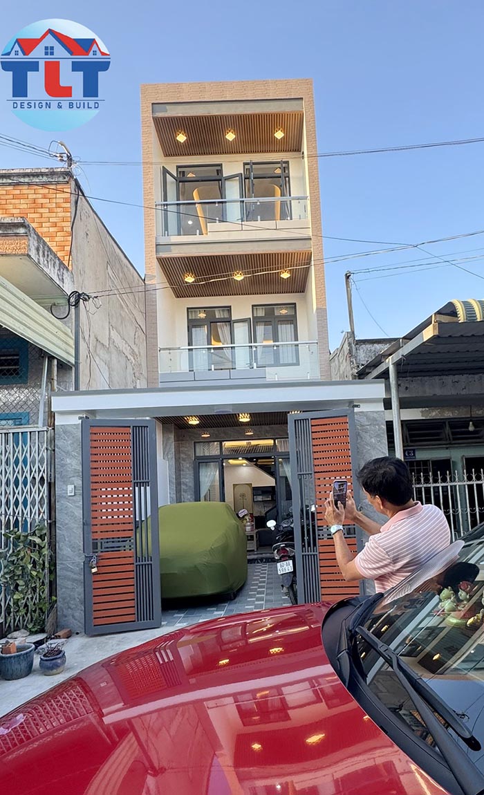 Ngôi nhà phố sau khi hoàn thiện