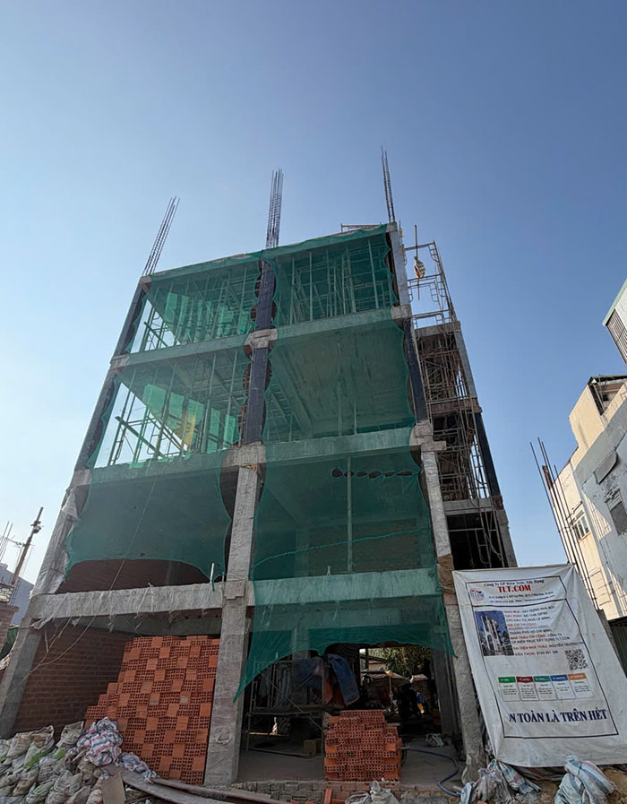 Xây dựng phần thô căn hộ dịch vụ tại phước Hải