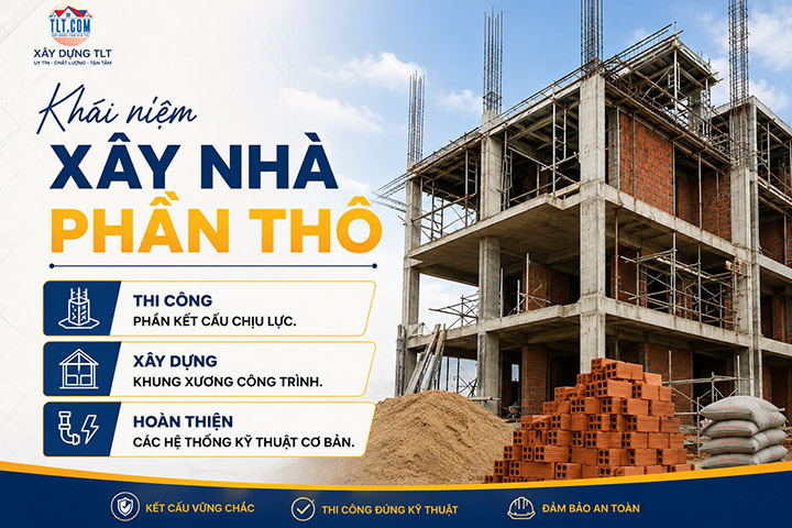 Xây nhà phần thô là gì