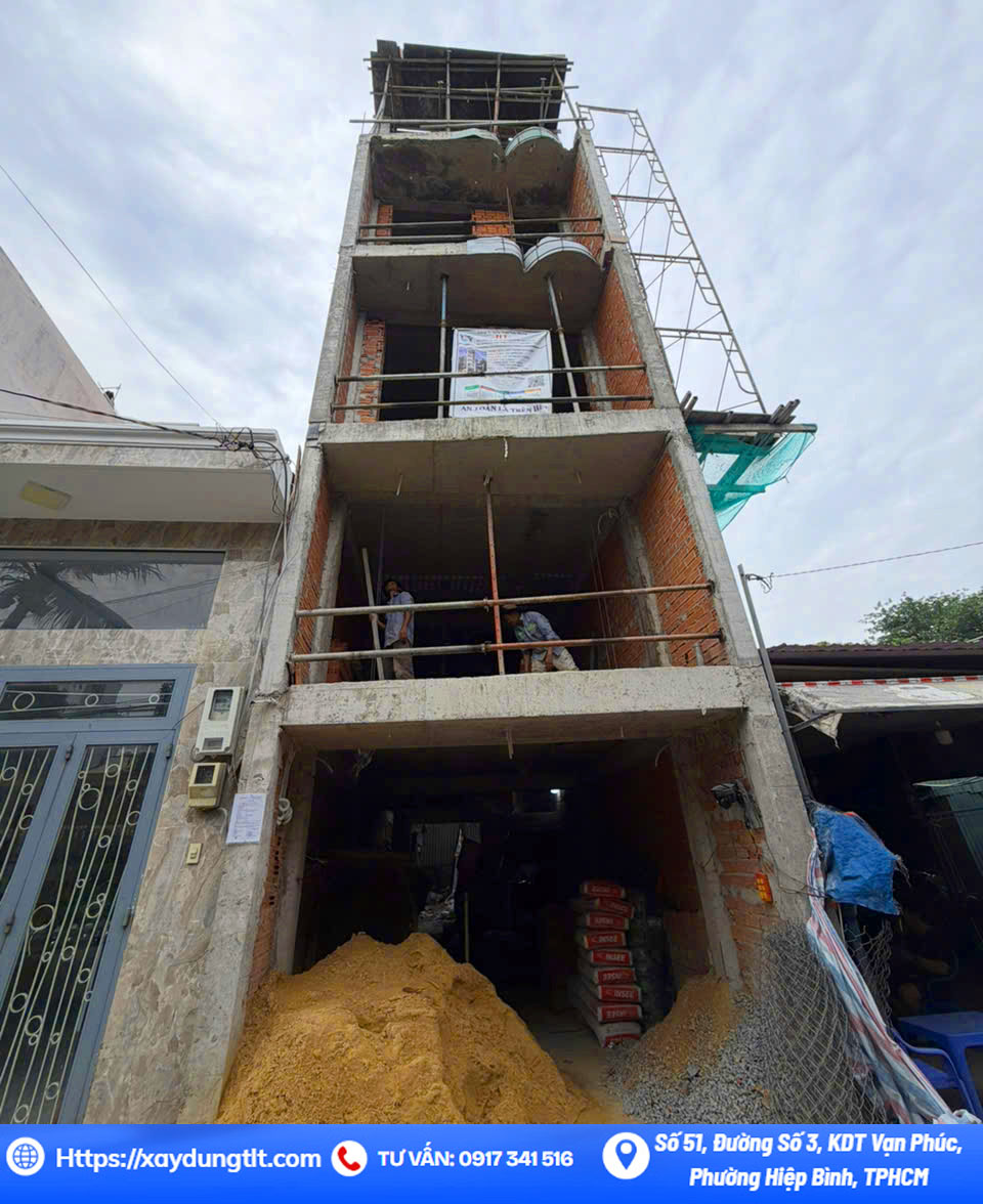 Thi công xây dựng phần thô