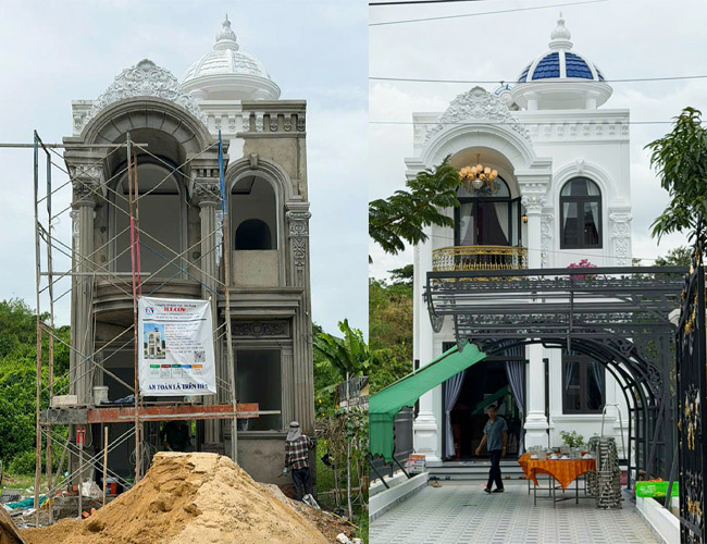Bàn giao nhà 1 trệt 1 lầu Tân Cổ Điển tại Phường Chánh Hiệp, TP.HCM 