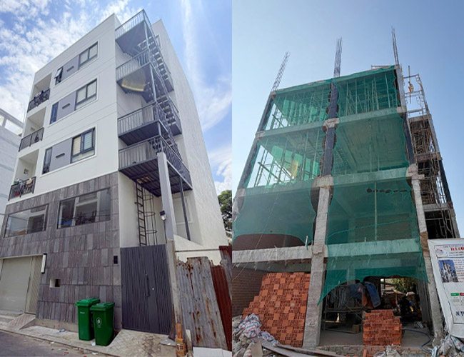 Bàn giao công trình xây căn hộ dịch vụ tại Phường An Phú Đông – Xây nhà trọn gói Phường An Phú Đông